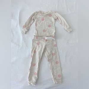 Mabo pink polka dot set